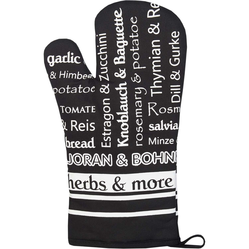 Ofenhandschuh schwarz (PSA) - Herbs & More