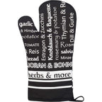 Ofenhandschuh schwarz (PSA) - Herbs & More