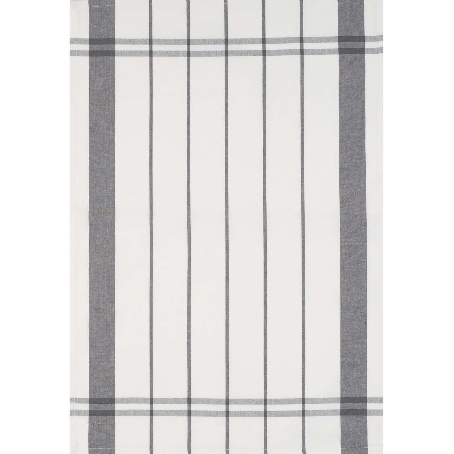 Geschirrtuch gestreift - Farbe grau
