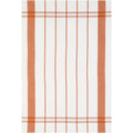 Geschirrtuch gestreift - Farbe orange