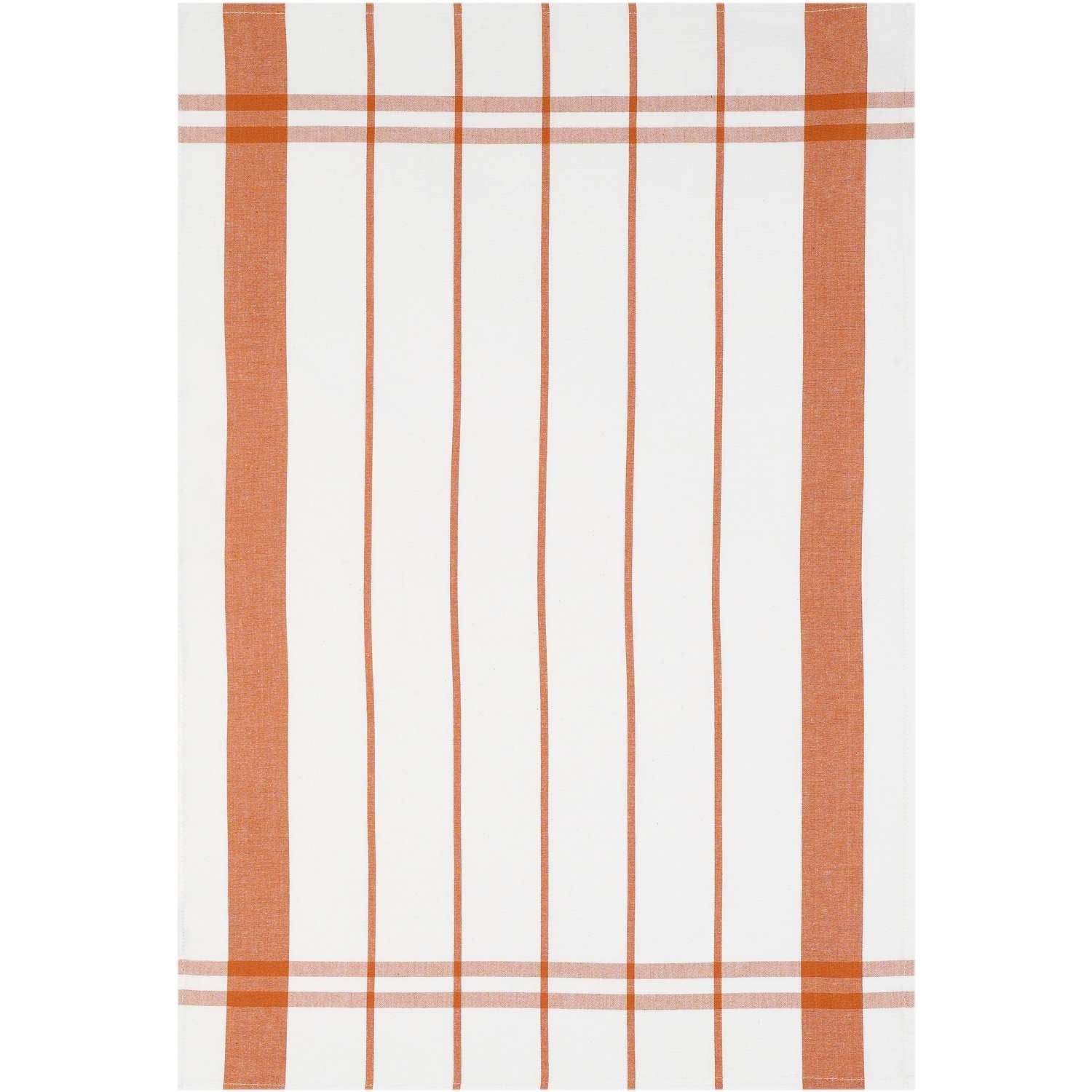 Geschirrtuch gestreift - Farbe orange