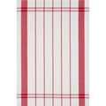 Geschirrtuch gestreift - Farbe rot