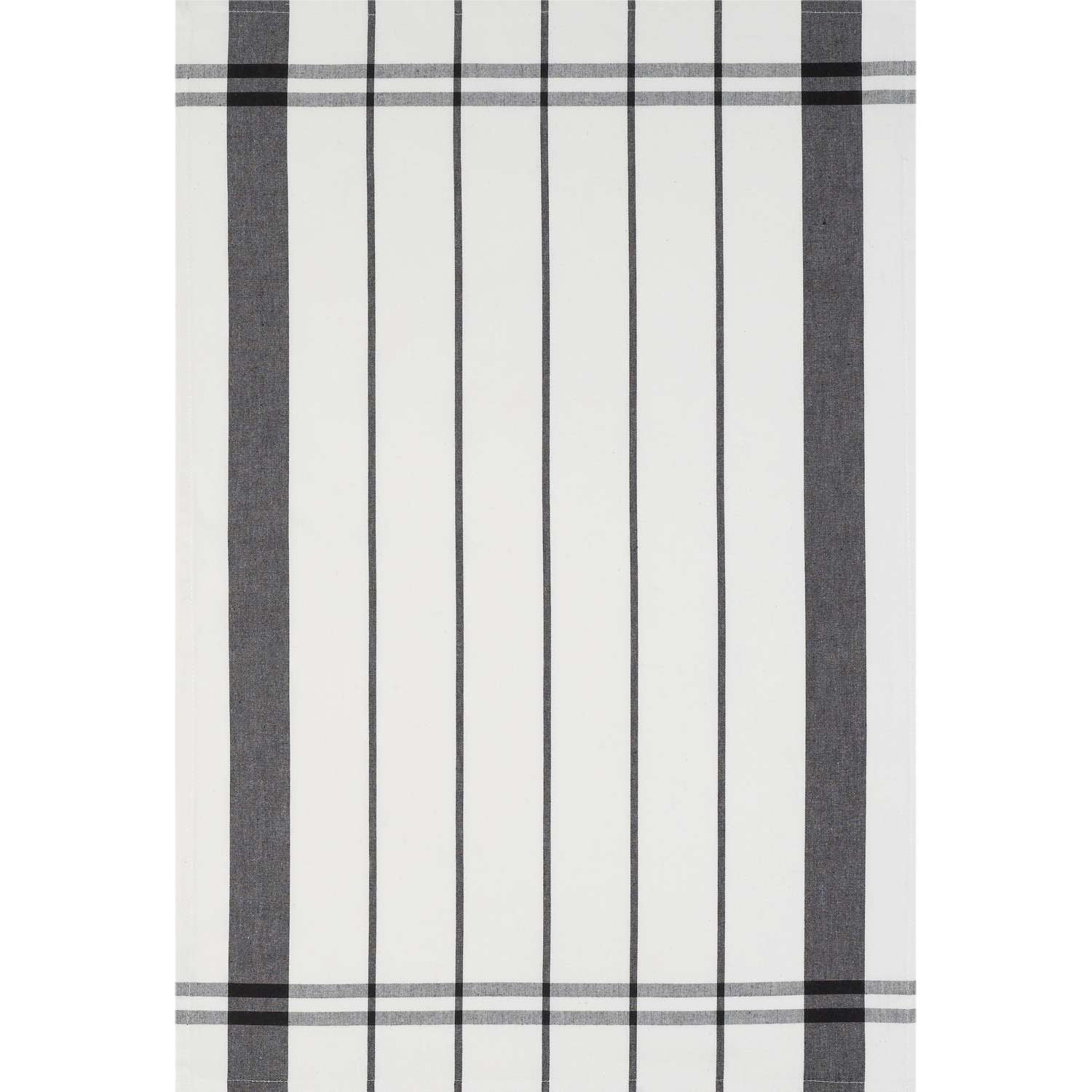 Geschirrtuch gestreift - Farbe schwarz