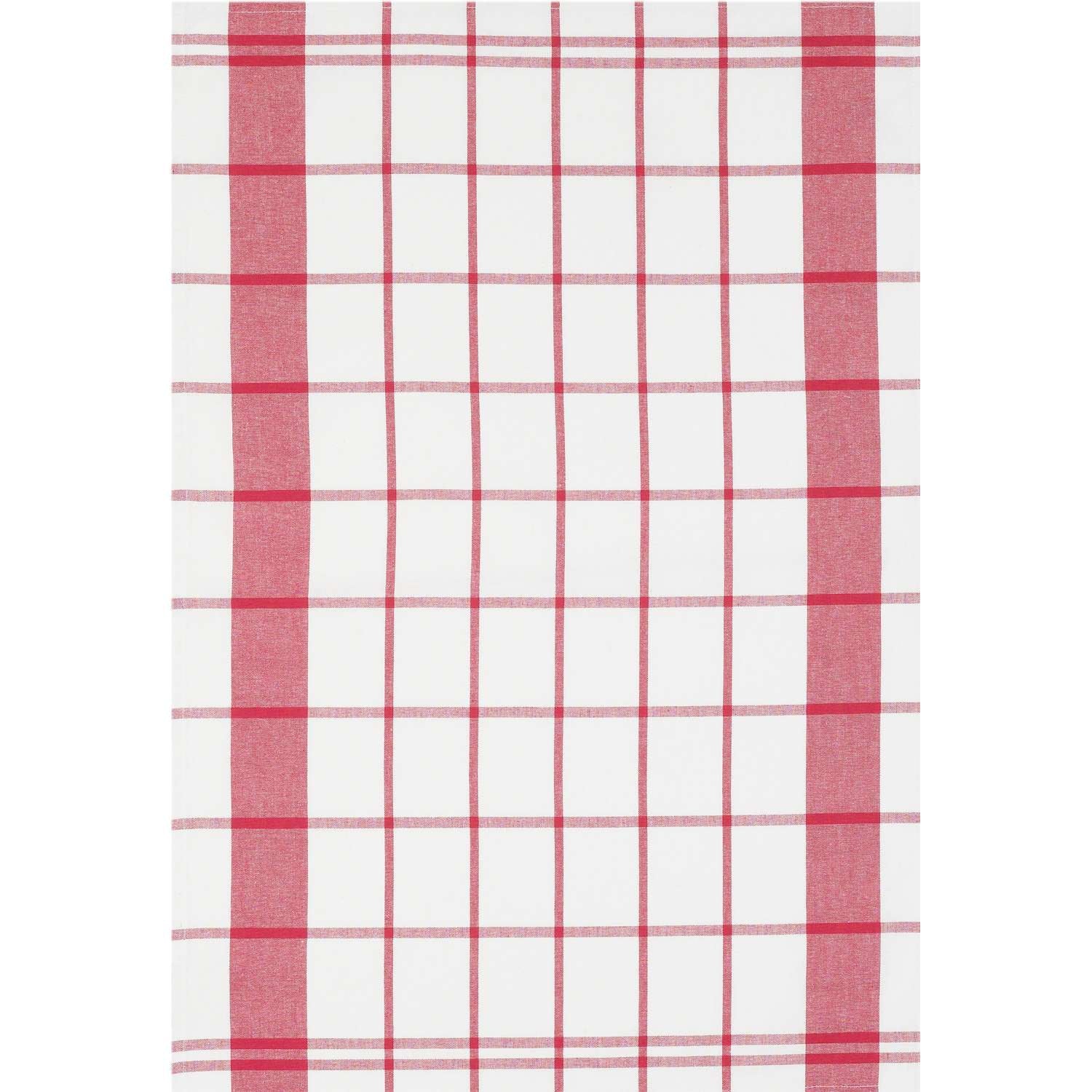 Geschirrtuch kariert - Farbe rot