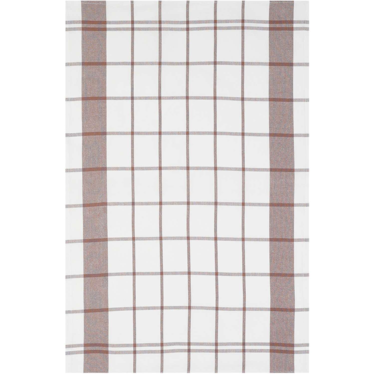 Geschirrtuch kariert taupe