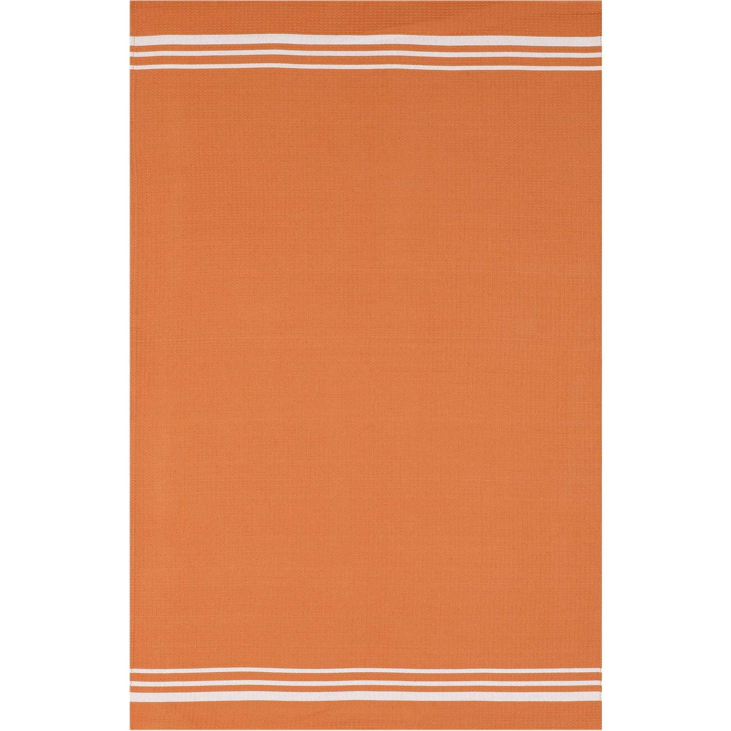Geschirrtuch Waffelpikee - Farbe orange