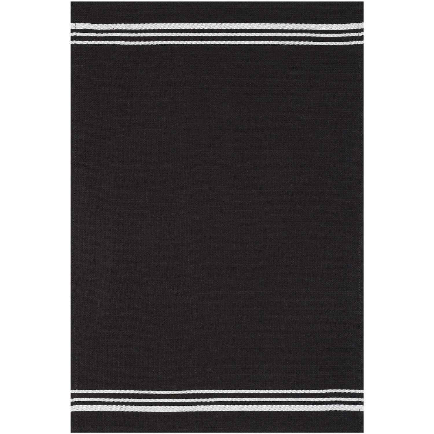 Geschirrtuch Waffelpikee - Farbe schwarz