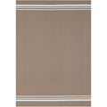 Geschirrtuch Waffelpikee - Farbe taupe