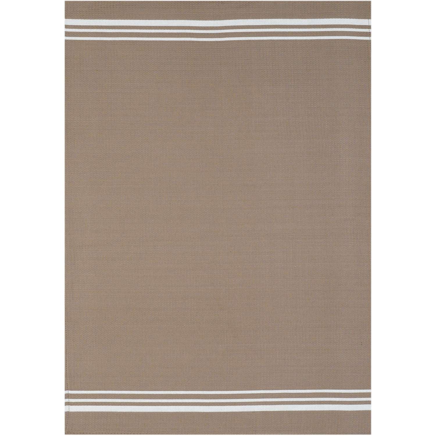 Geschirrtuch Waffelpikee - Farbe taupe