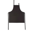 Kochschürze uni mit Tasche - Farbe schwarz