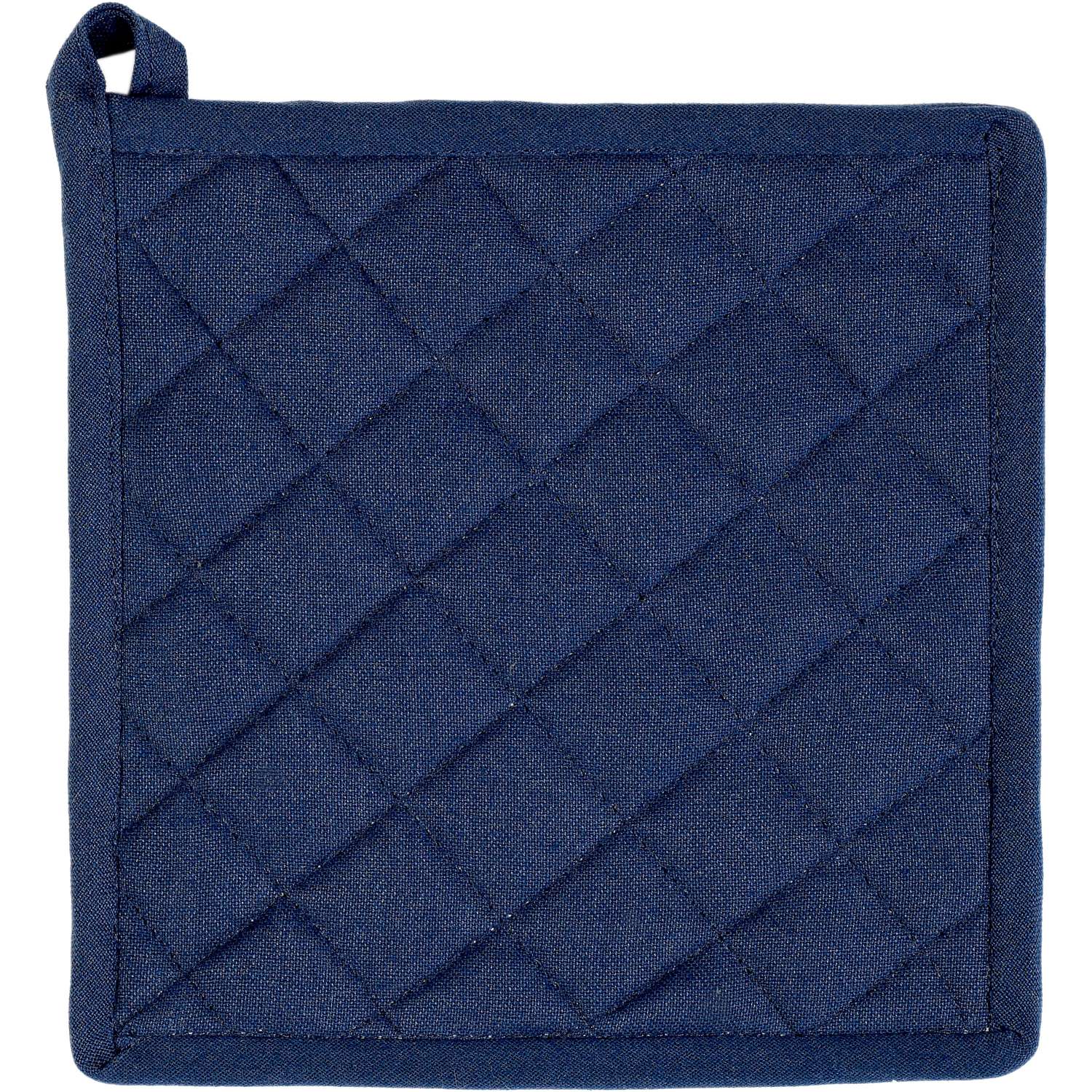 Topflappen uni - Farbe marine (Küchengreifhilfe)