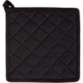 Topflappen uni - Farbe schwarz (Küchengreifhilfe)