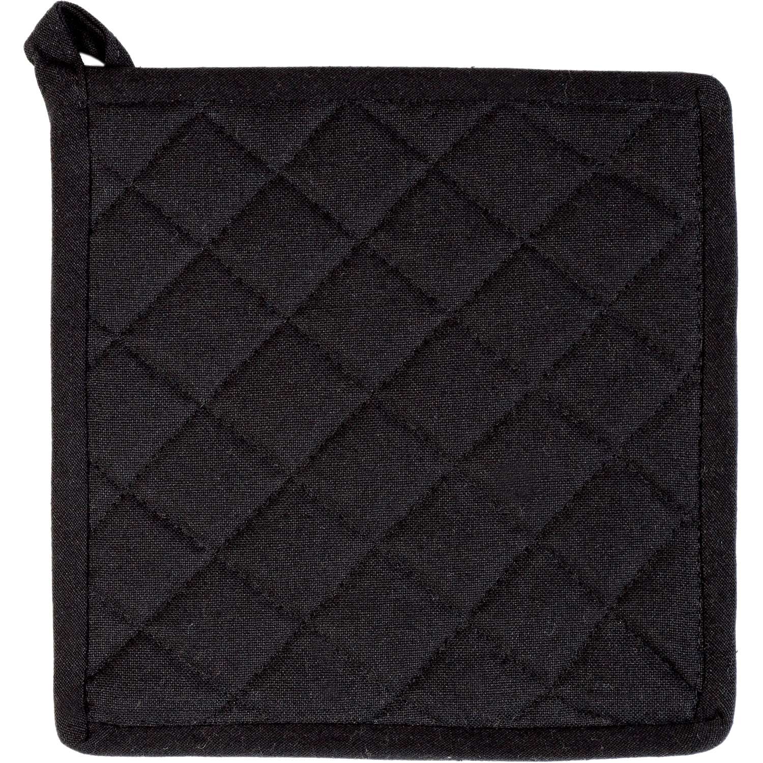 Topflappen uni - Farbe schwarz (Küchengreifhilfe)