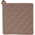 Topflappen uni - Farbe taupe (Küchengreifhilfe)