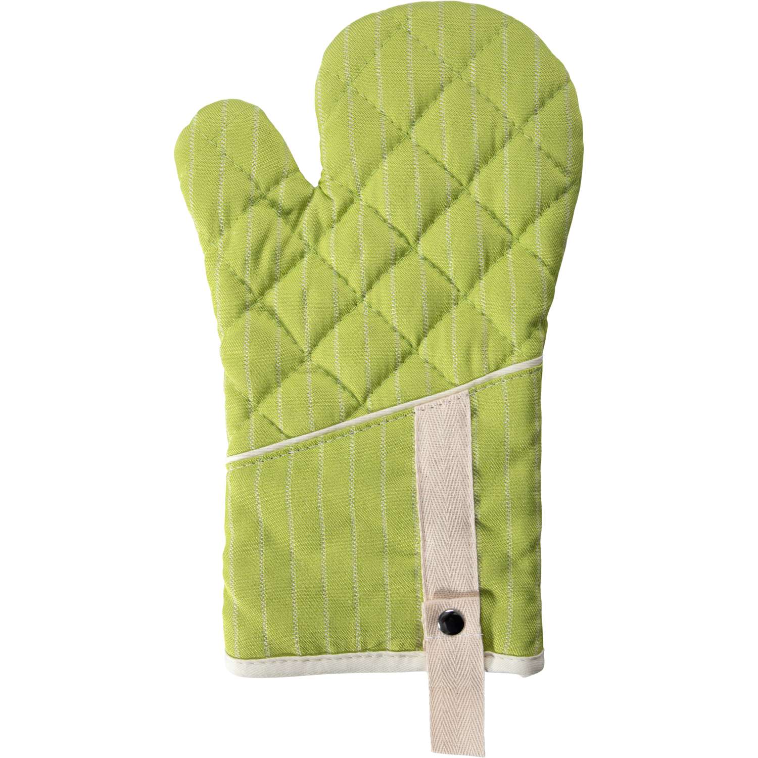 Ofenhandschuh (PSA) gestreift - Farbe anis