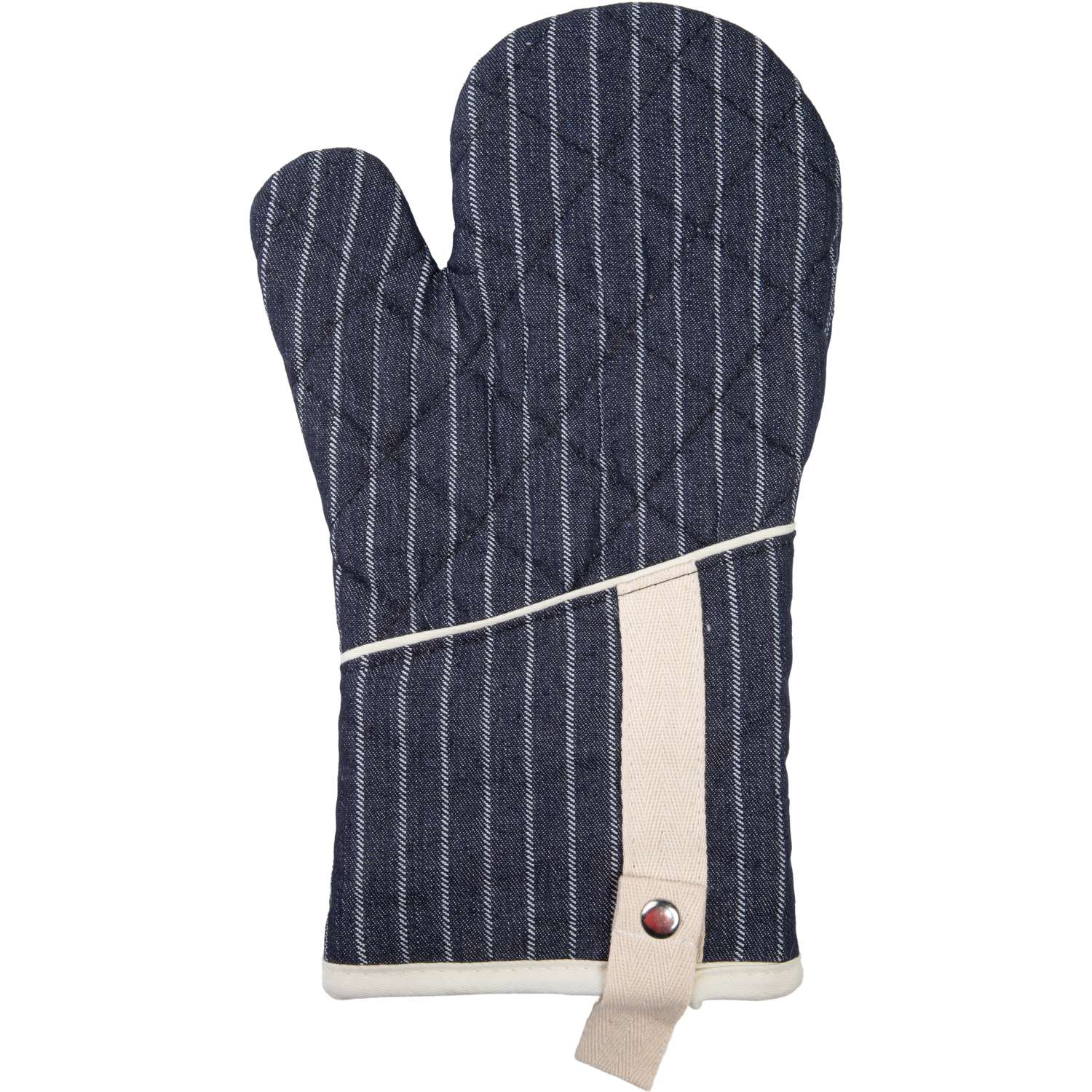 Ofenhandschuh (PSA) gestreift - Farbe marine