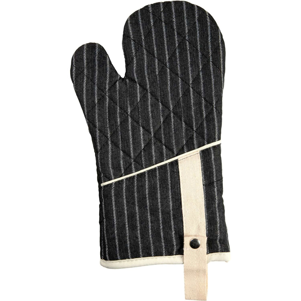 Ofenhandschuh (PSA) gestreift - Farbe schwarz