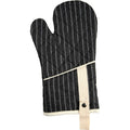 Ofenhandschuh (PSA) gestreift - Farbe schwarz