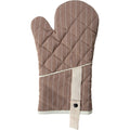 Ofenhandschuh (PSA) gestreift - Farbe taupe