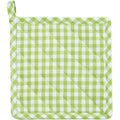 Topflappen vichy - Farbe anis (Küchengreifhilfe)