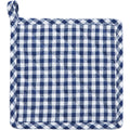 Topflappen vichy - Farbe marine (Küchengreifhilfe)