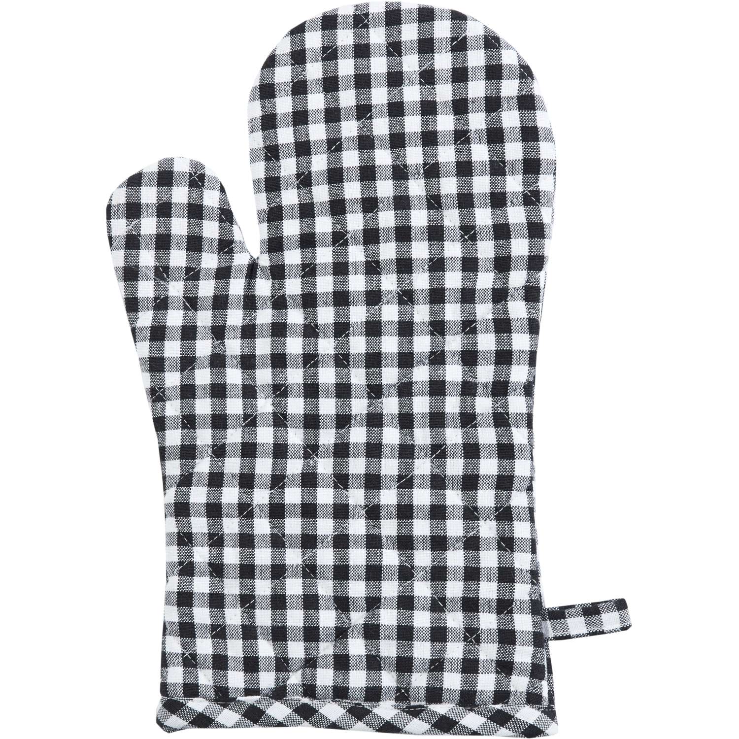 Ofenhandschuh (PSA) vichy - Farbe schwarz