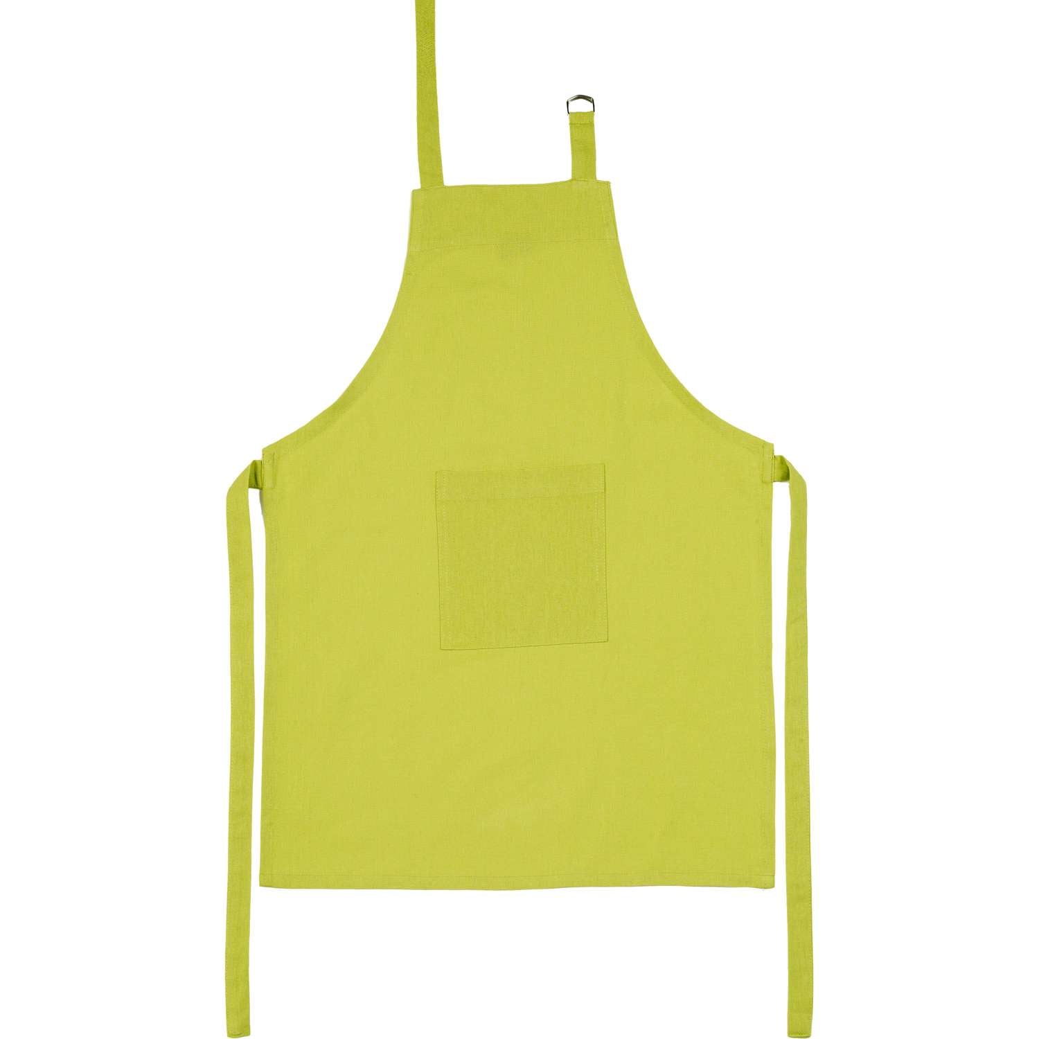 Kinderschürze uni anis - mit Tasche