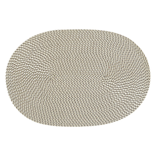 geflochtenes Bastoptik Tischset "Basket" in ovaler Form