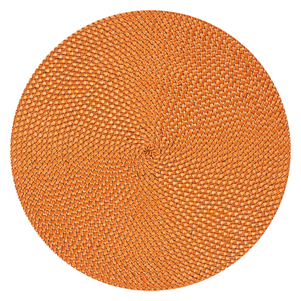 rundes Tischset "Basket" in geflochtener Bastoptik