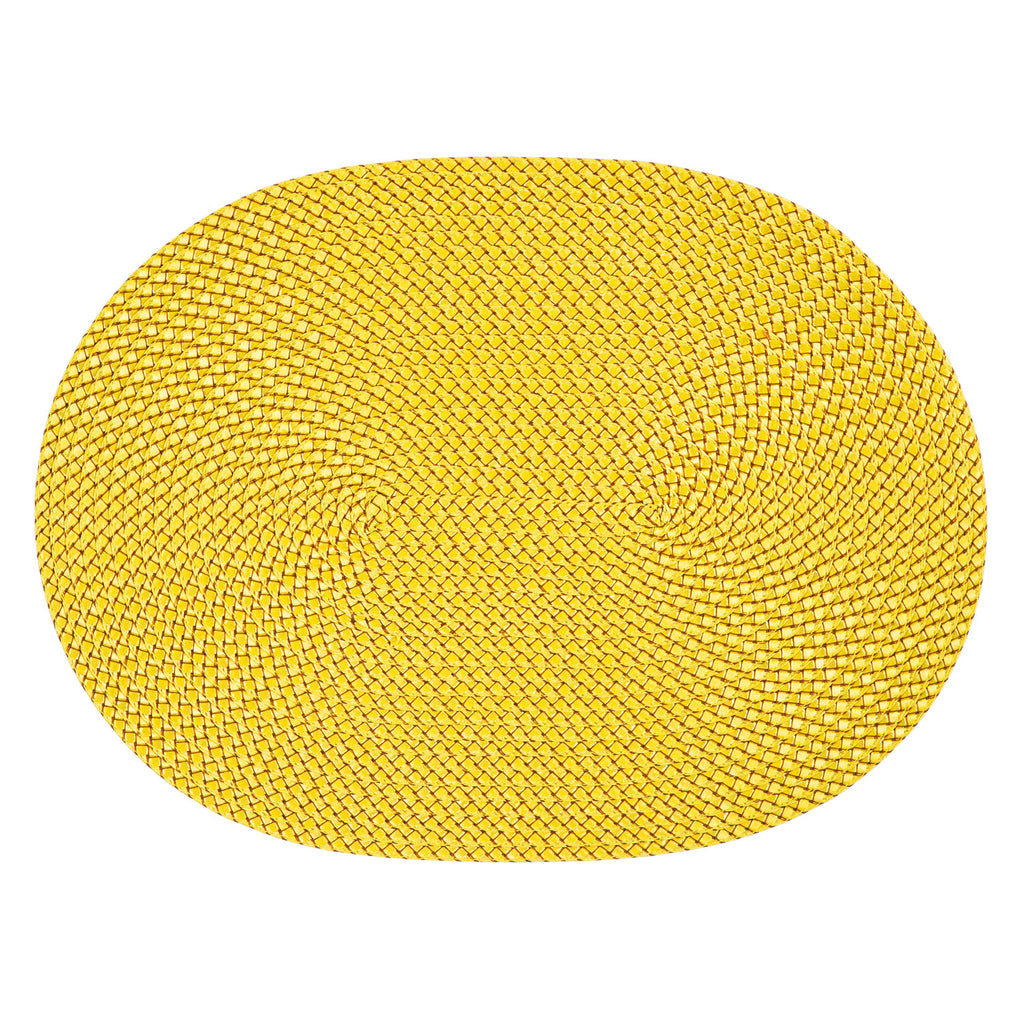 geflochtenes Bastoptik Tischset "Basket" in ovaler Form