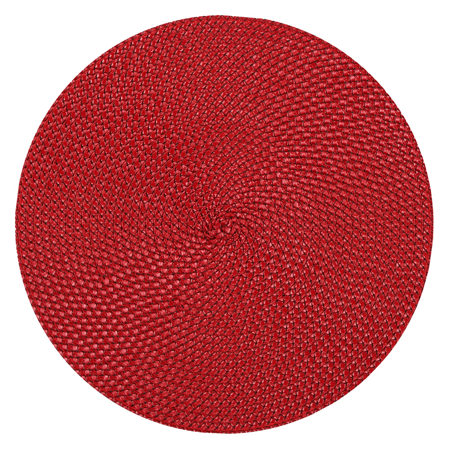 rundes Tischset "Basket" in geflochtener Bastoptik