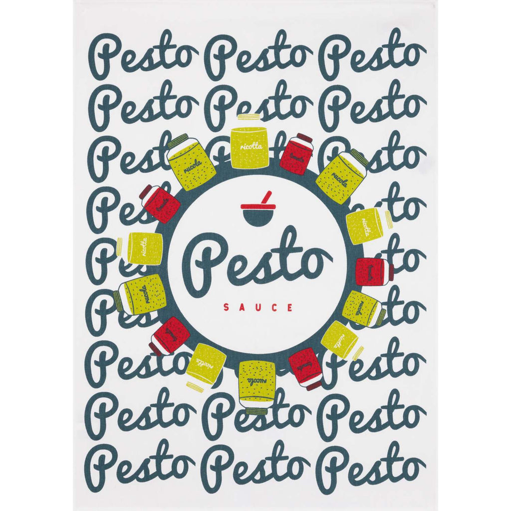 Geschirrtuch bedruckt - Pesto
