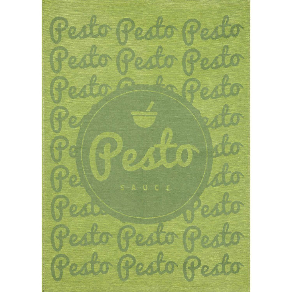 Geschirrtuch Halbleinen jacquard - Pesto