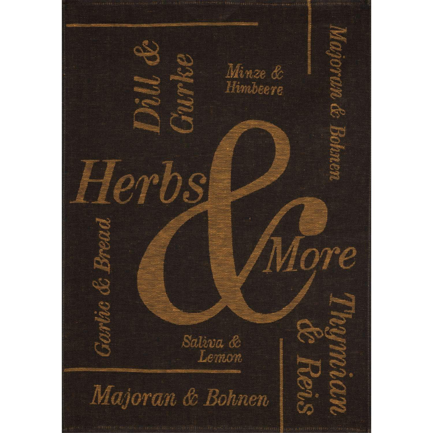 Geschirrtuch Halbleinen jacquard - Modern Herbs