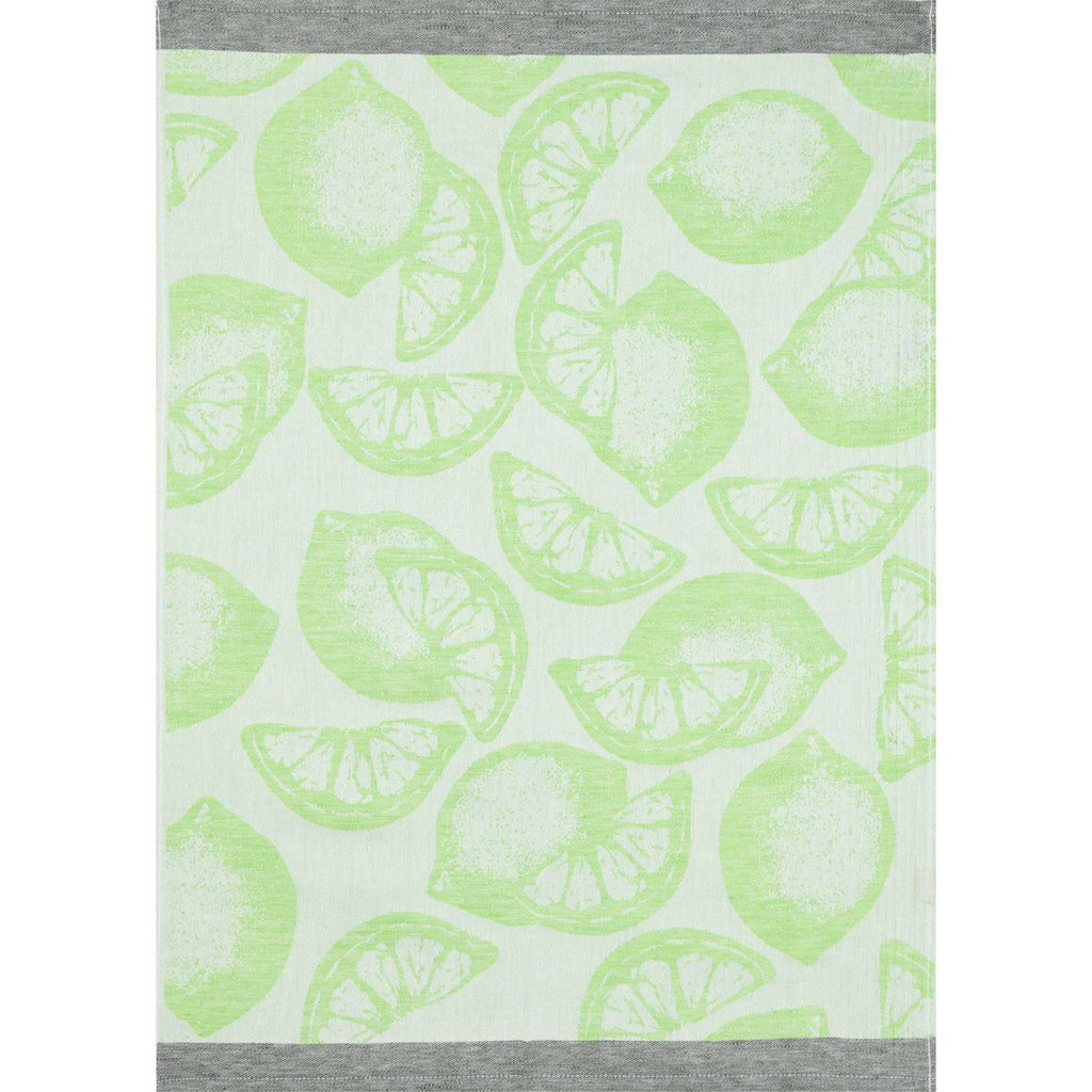 Geschirrtuch Halbleinen jacquard - Limette
