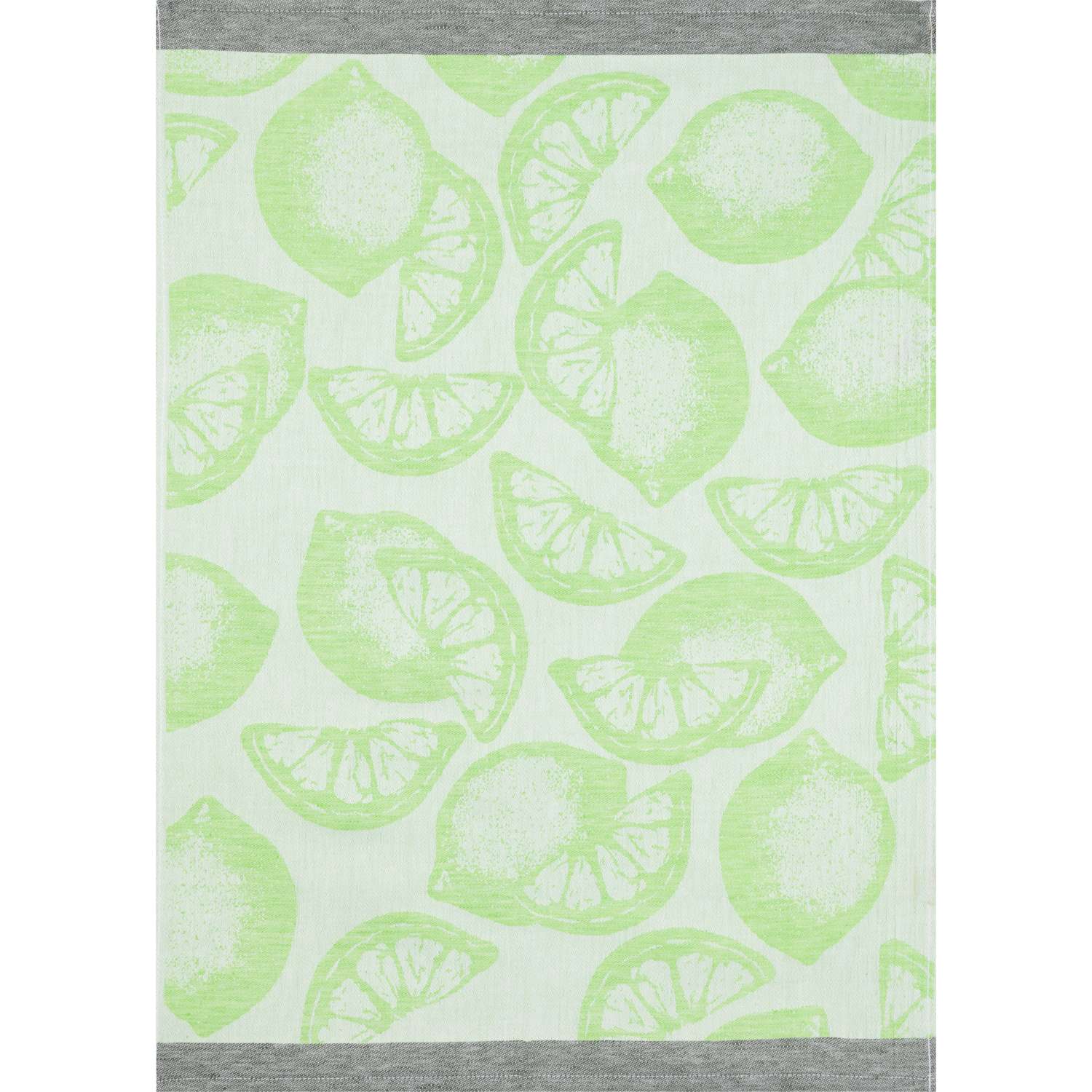 Geschirrtuch Halbleinen jacquard - Limette