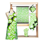 Geschirrtuch Halbleinen jacquard - Limette
