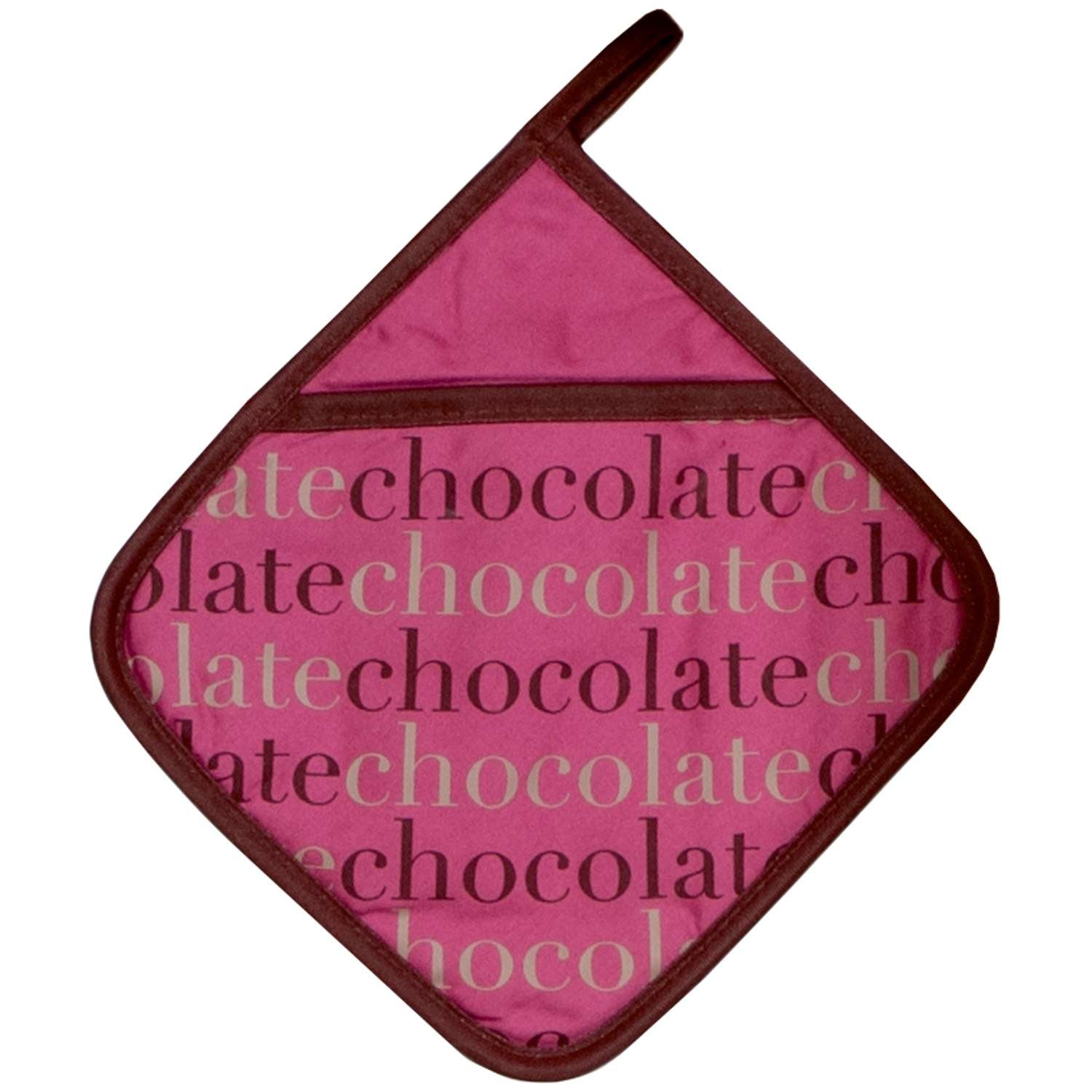 Topflappen mit Eingriff - Chocolate (Küchengreifhilfe)