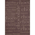 Geschirrtuch Halbleinen jacquard - Chocolate