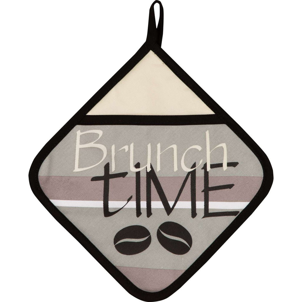 Topflappen mit Eingriff - Brunch Time (Küchengreifhilfe)