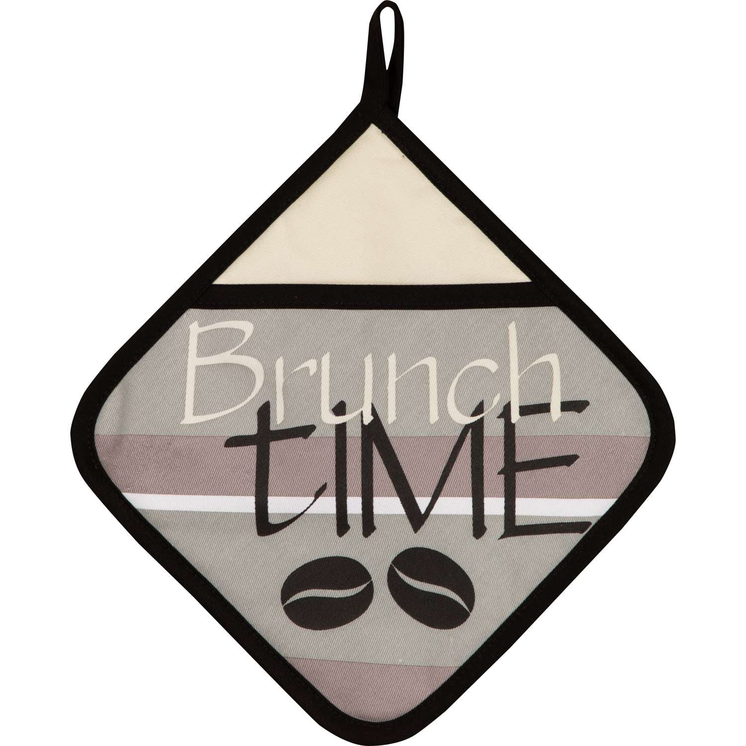 Topflappen mit Eingriff - Brunch Time (Küchengreifhilfe)