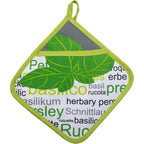 Topflappen mit Eingriff - Herbary (Küchengreifhilfe)