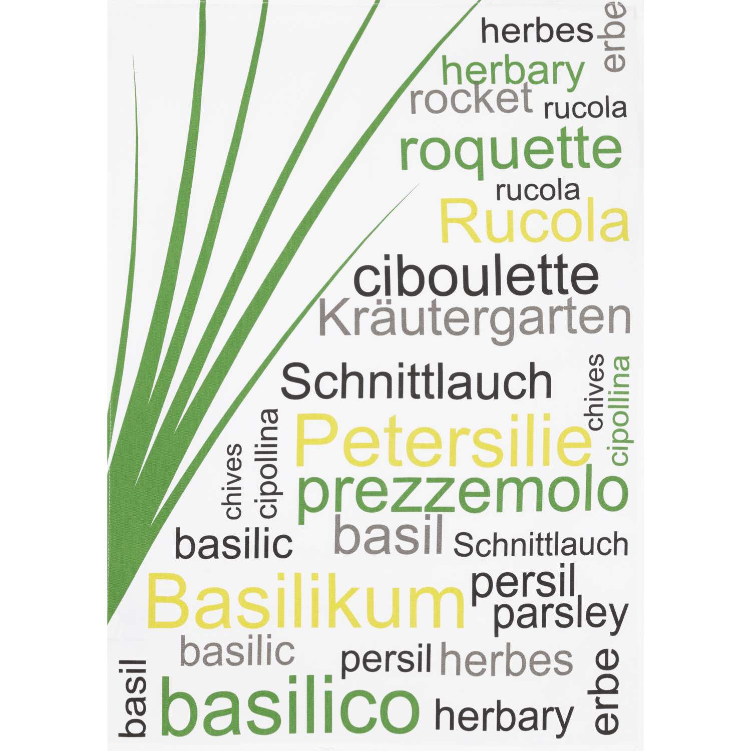 Geschirrtuch bedruckt - Herbary