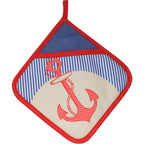 Topflappen mit Eingriff - Nautica (Küchengreifhilfe)