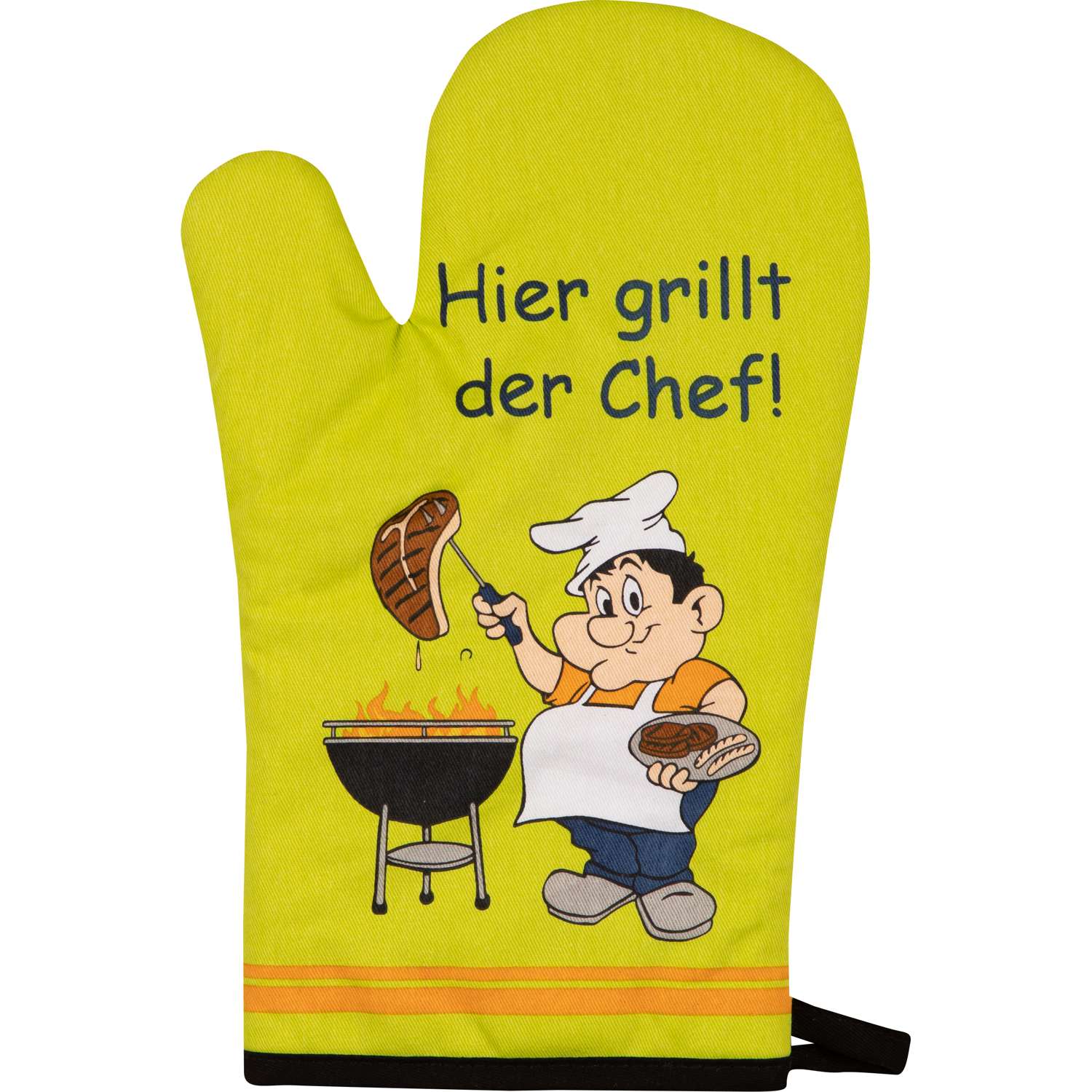 hitzebeständiger Grillhandschuh für Chefgriller, ca. 18x28 cm - Stuco - Ofenhandschuh (PSA)