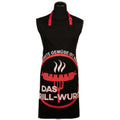 Baumwoll-Grillschürze für DIE Gemüse-Fans (Grill-Wurst) in ca. 70x85 cm - Stuco -