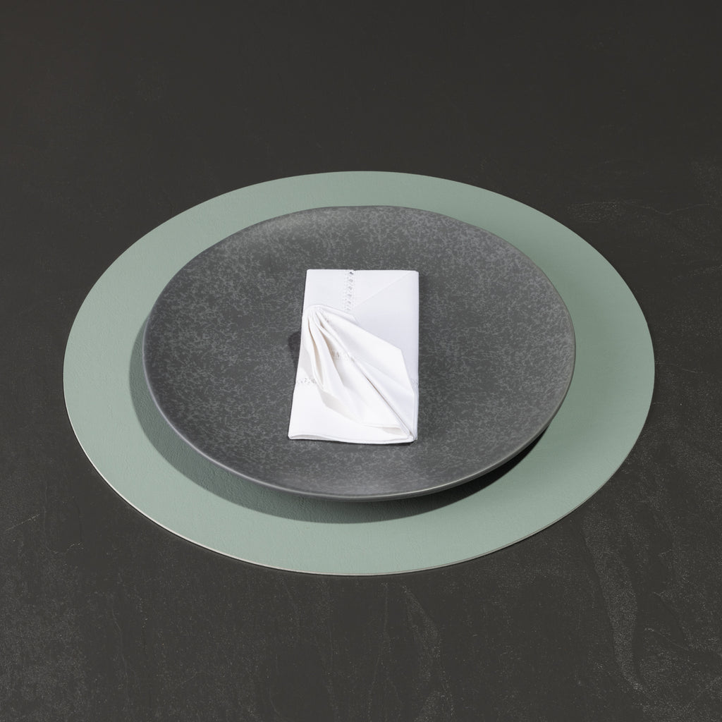 elegantes & antibakterielles rundes Tischset "Kaja"