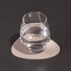 6er Pack antibakterielle Glasuntersetzer "Kaja Stone Shape" in moderner Steinform